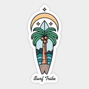 Surf Tribe Sticker